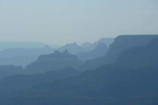 Blue Grand Canyon panorama