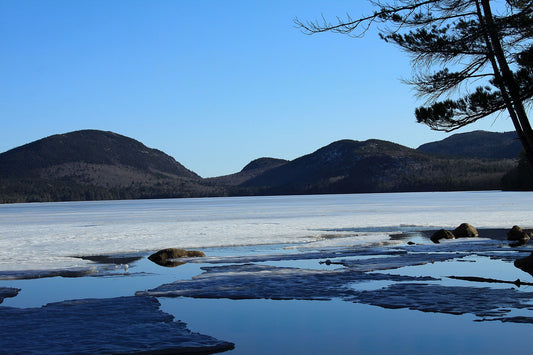 Icy lake in Acadia II