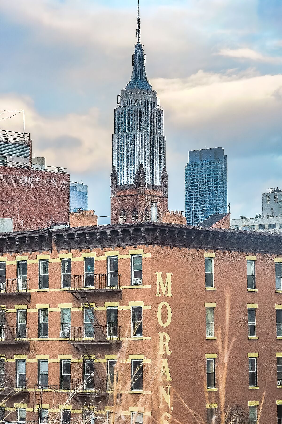 View of the Empire State Building from High Line
