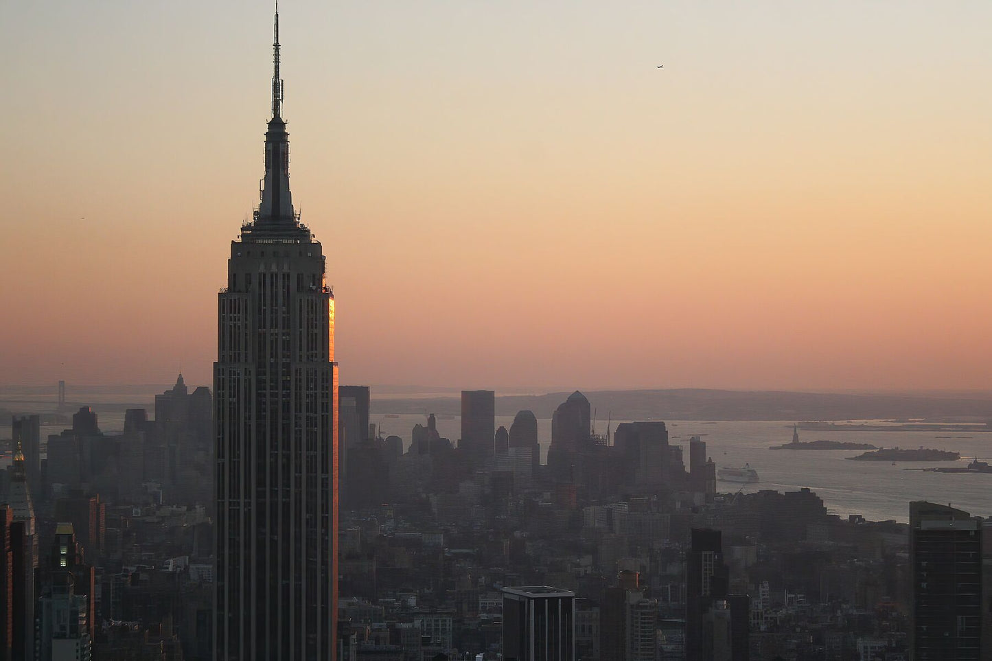 Empire State Building at sunset