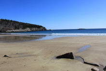 Load image into Gallery viewer, Acadia beach in winter
