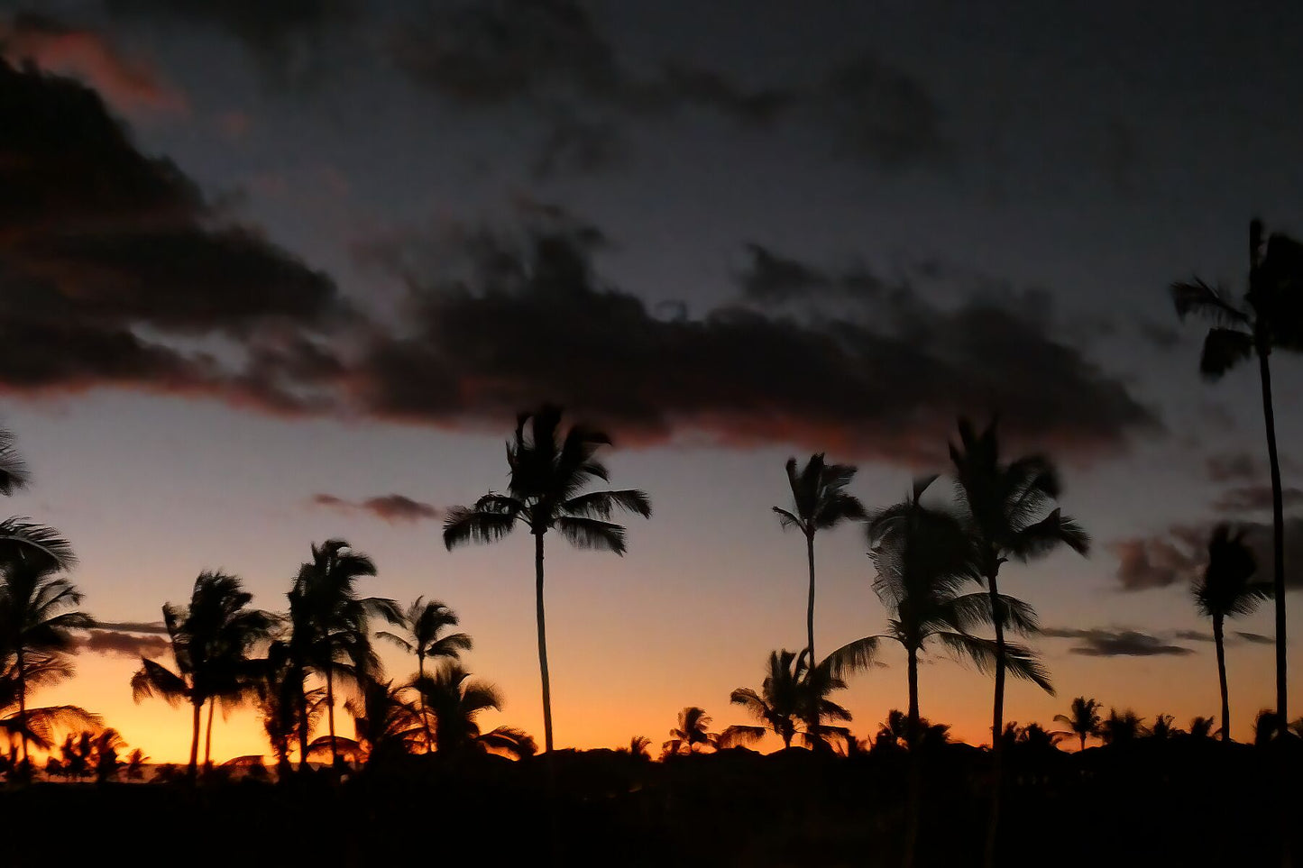 Coucher de soleil à Hawaï IV