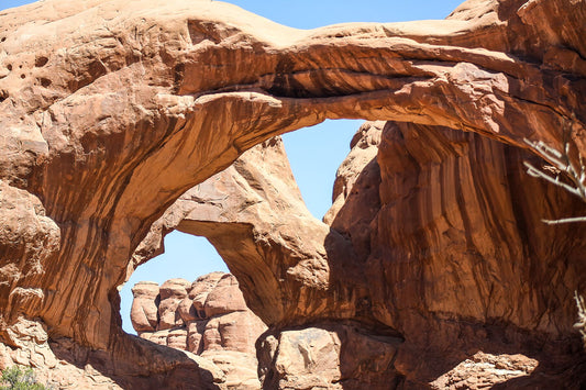 Doble arco en el Parque Nacional Arches